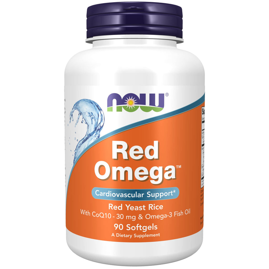 [Australia] - NOW Supplements, Red Omega™ with CoQ10 30 mg and Omega-3 Fish Oil, Cardiovascular Support*, 90 Softgels 