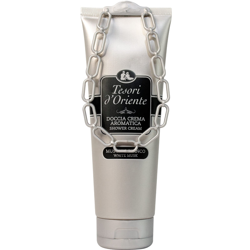 [Australia] - Tesori d'Oriente Shower Gel for Women & Men, Shower Gel Body Wash, Womens Shower Gel, Essential Ingredients for Body Wash & Skin Care - 250 Ml-8.45us Fl Oz- [Italian Import ]-(White Musk) 
