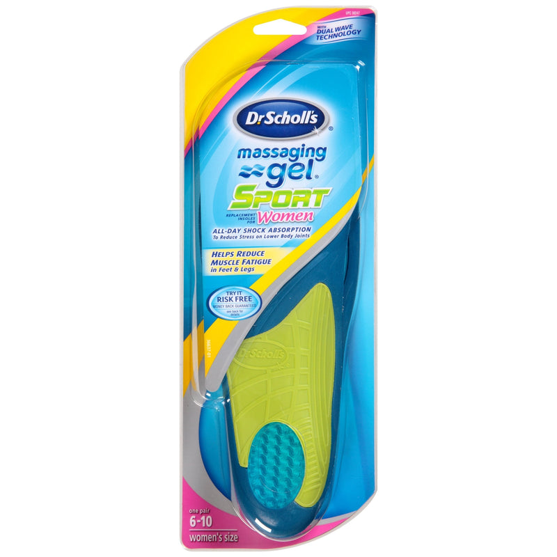 [Australia] - Dr. Scholl's Massaging Gel Sport Replacement Insoles (Women's Sizes 6-10) 1-Pair 
