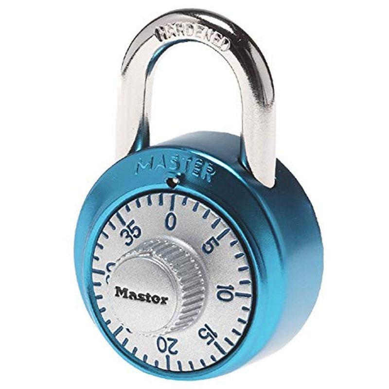 [Australia] - Master Lock 1561DLTBLU Locker Lock Combination Padlock, 1 Pack, Light Blue 