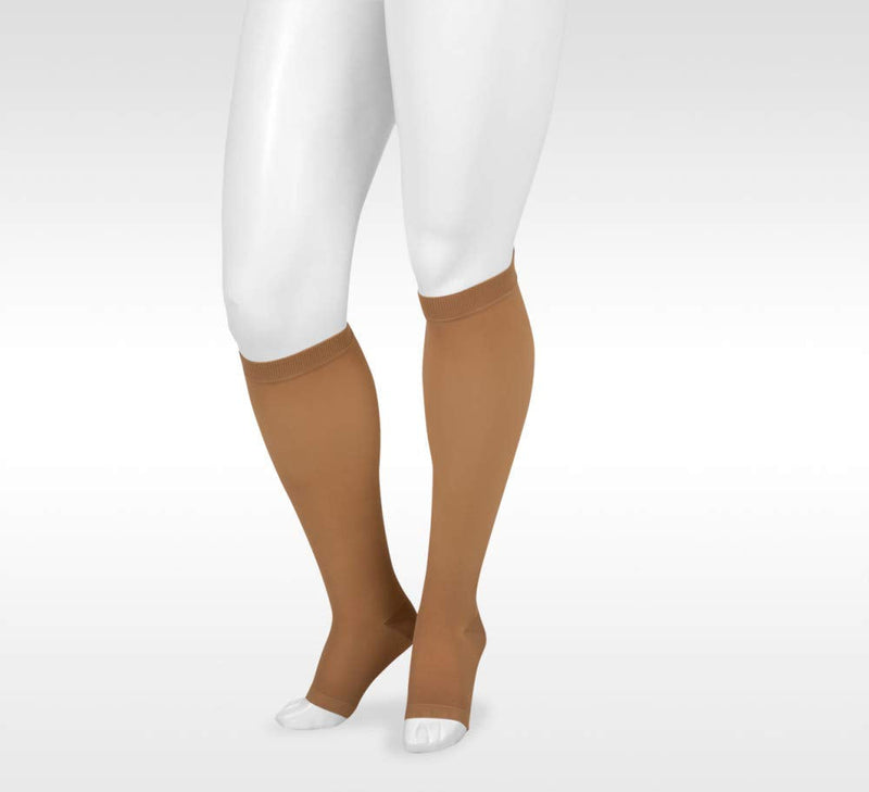 [Australia] - Juzo Basic 4410ad 15-20mmhg Knee-High Open Toe Compression Stocking 1 (I) Short Beige 