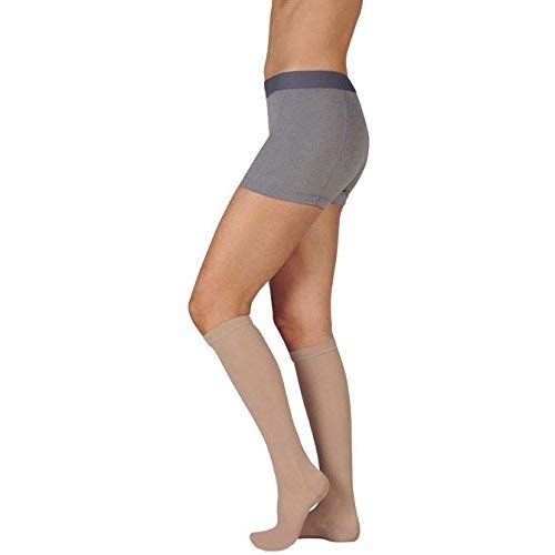 [Australia] - Juzo Basic 4411ad 20-30mmhg Knee-High Closed Toe Compression Stocking Beige One Size 