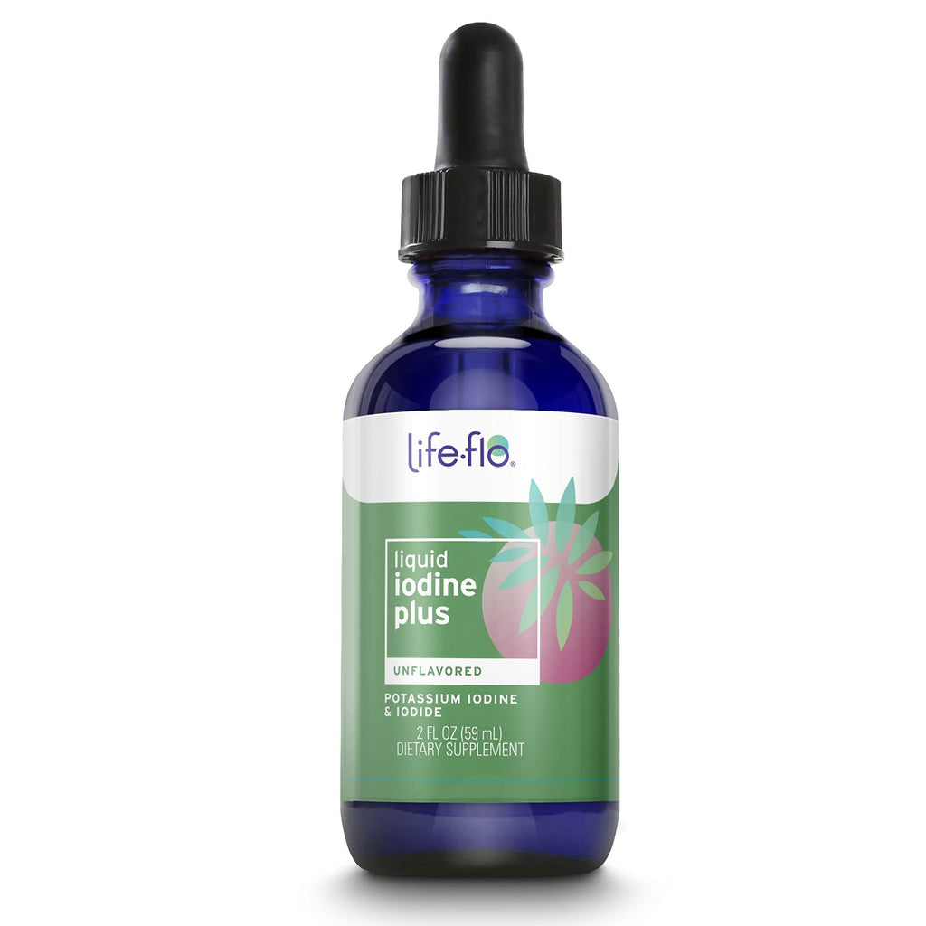 [Australia] - Life-flo Iodine Plus Drops | 150 mcg Iodine Per Serving | Healthy Thyroid, Energy & Metabolism Support | Formulated for High Absorption | 2 fl oz Unflavored 