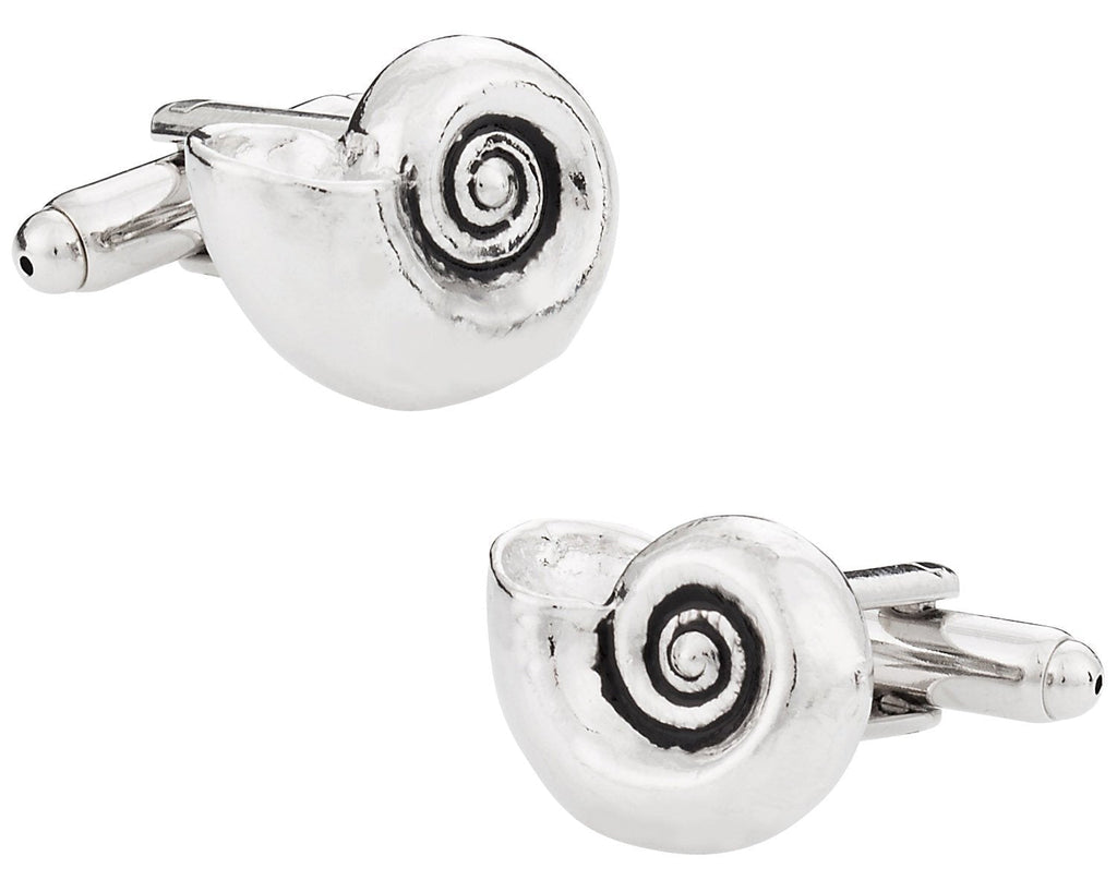 [Australia] - Cuff-Daddy Nautilus Shell Beach Cufflinks with Presentation Box 