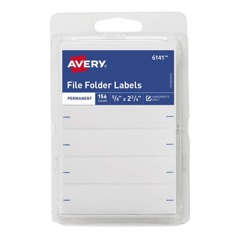 [Australia] - Avery Permanent File Folder Labels 2.75 x 0.625 Inches, White 156 labels 