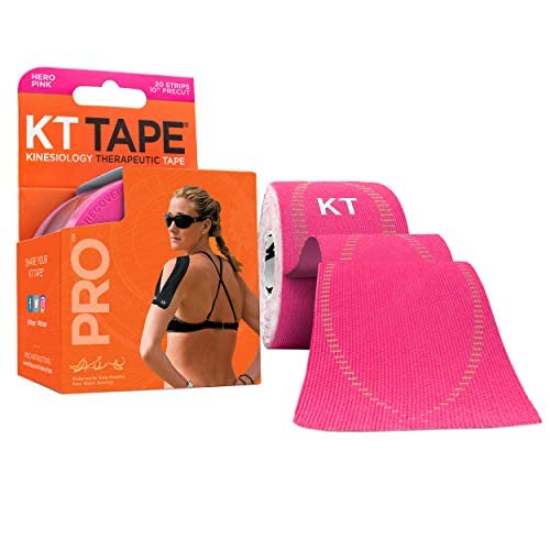[Australia] - KT Tape Pro Kinesiology Therapeutic Sports Tape , Hero Pink (8.93169E+11), Hero Pink - Precut 