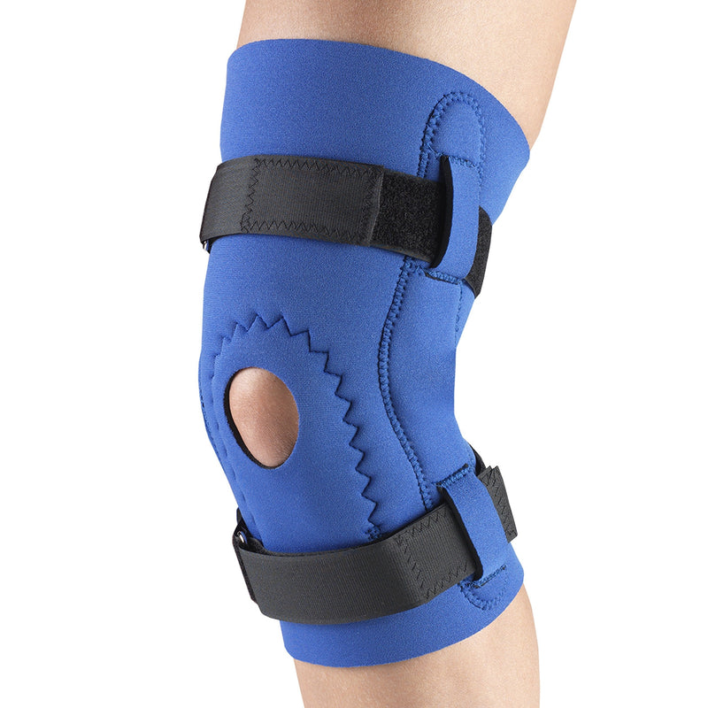 [Australia] - OTC Knee Brace Neoprene Sleeve Hor-Shu Pad Hinged Bars, Blue, Large 