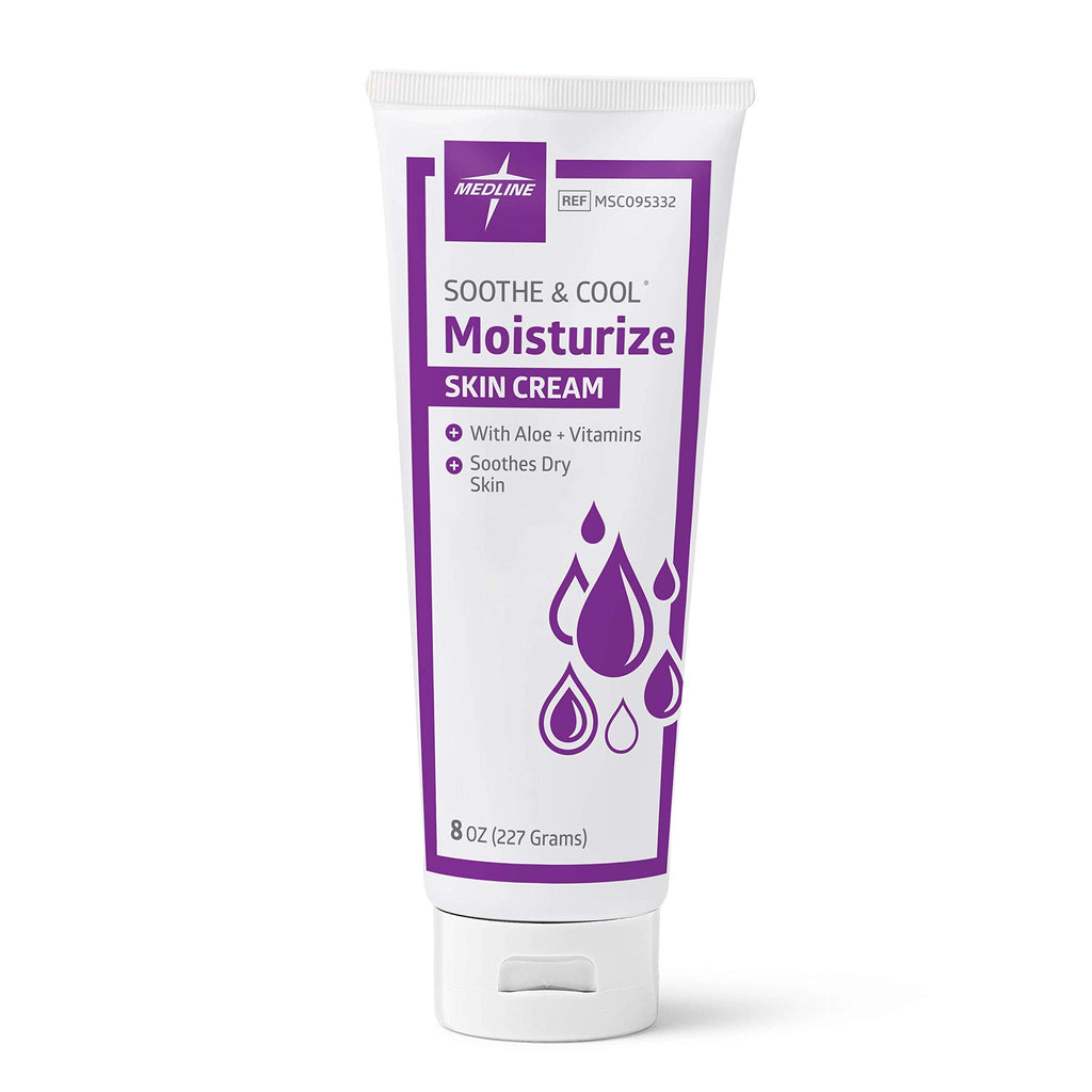 [Australia] - Medline Soothe & Cool Moisturizing Skin Cream, with Aloe and Vitamin E, Scented, 8 oz. Tube 