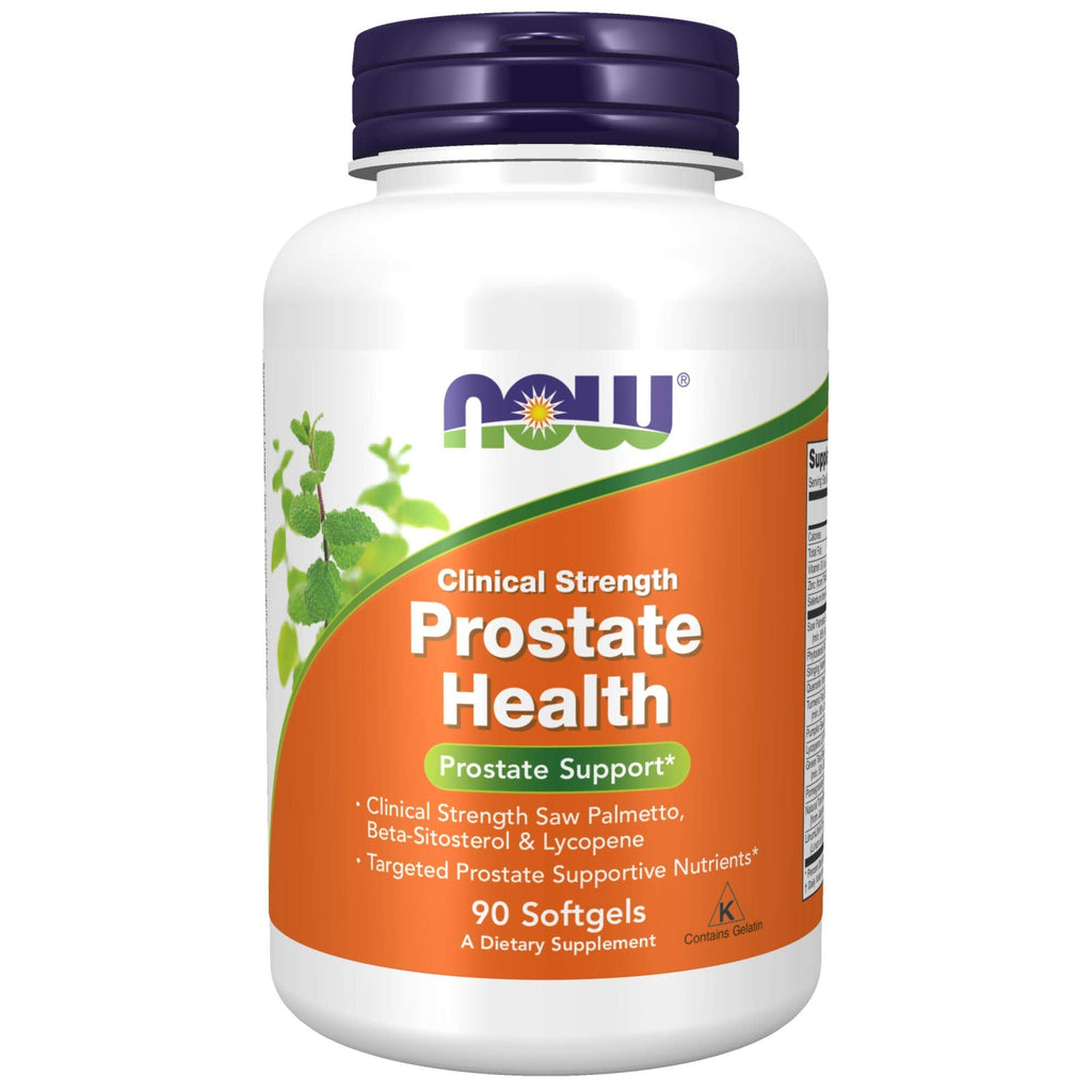 [Australia] - NOW Supplements, Prostate Health, Clinical Strength Saw Palmetto, Beta-Sitosterol & Lycopene, 90 Softgels 