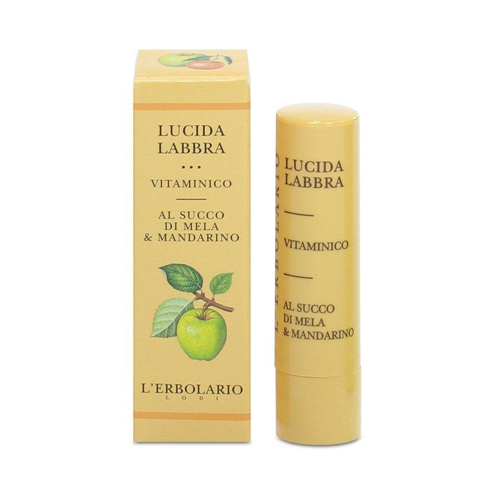 [Australia] - L'Erbolario - Apple & Mandarin - Lip Gloss - Hydrate, Protect and Soften Lips with a light Shimmer - Cruelty Free - Dermatologically Tested - No Silicones, Parabens, or Petrolatum, 0.15 oz 