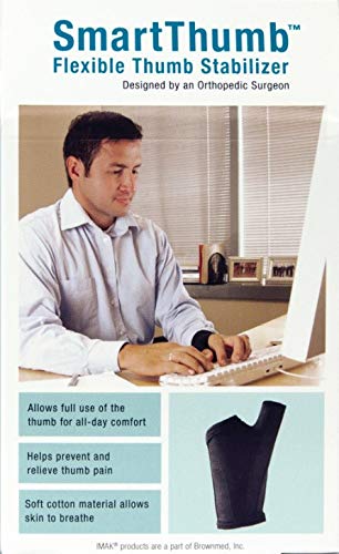[Australia] - IMAK Arthritis Thumb, Size: Small (Up to 3-1/4") – Flexible Thumb Stabilizer – Feel The All-Day Difference – Relieves Sore Thumbs – Turns Inside Out to Fit Either Hand – Vented for Breathability 