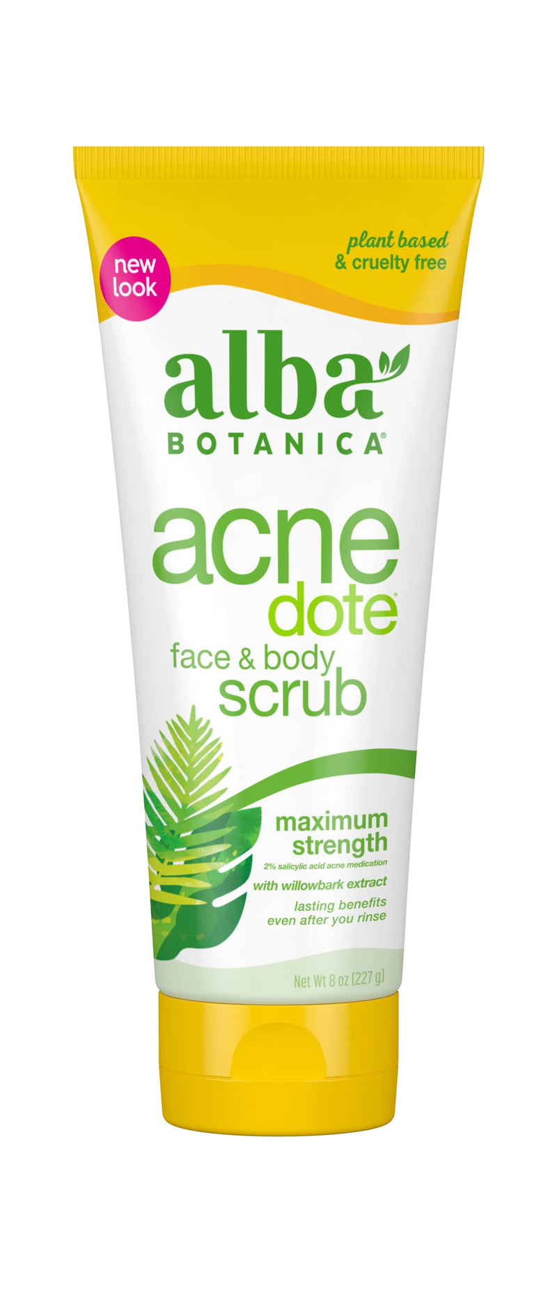 [Australia] - Alba Botanica Acnedote Maximum Strength Face & Body Scrub, 8 Oz 