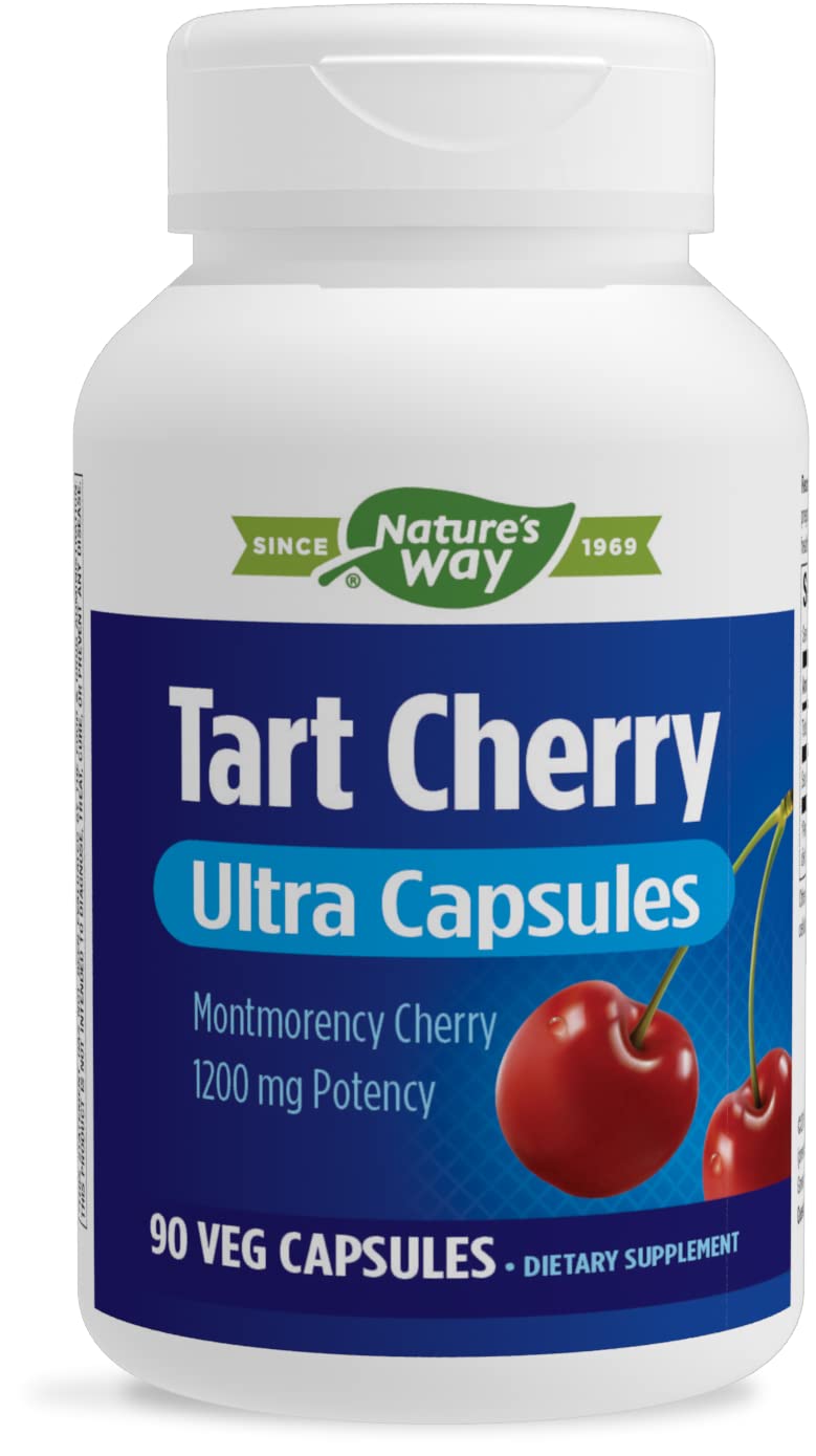 [Australia] - Enzymatic Therapy Tart Cherry Ultra Vegetarian Capsules, 1,200 mg per serving, 90 Count 
