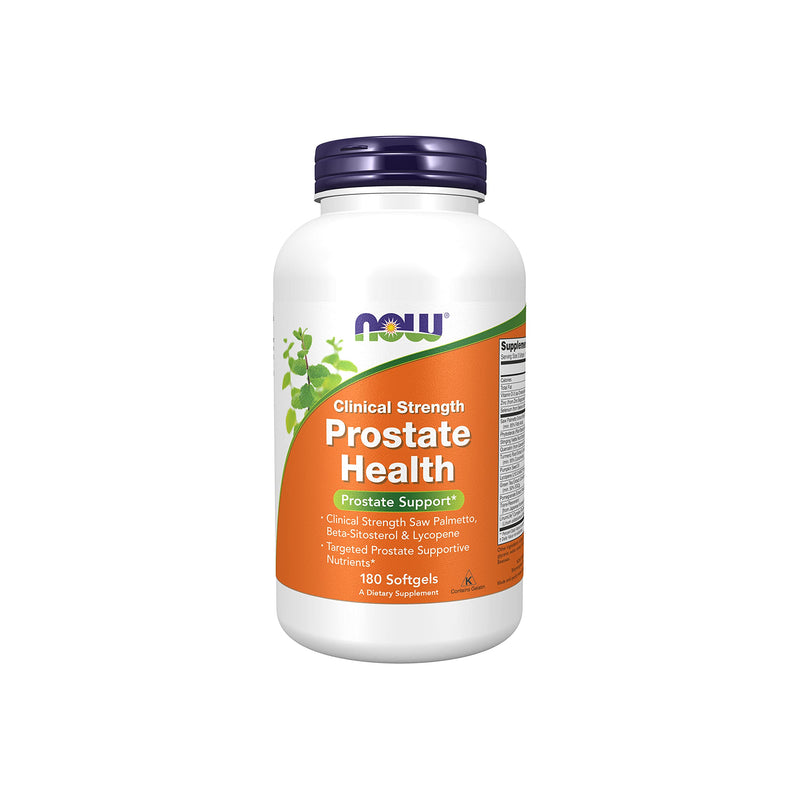 [Australia] - NOW Supplements, Prostate Health, Clinical Strength Saw Palmetto, Beta-Sitosterol & Lycopene, 180 Softgels 