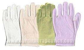 [Australia] - Moisturizing Hand Gloves Solid Color-White 1 pair, Earth Therapeutics White 