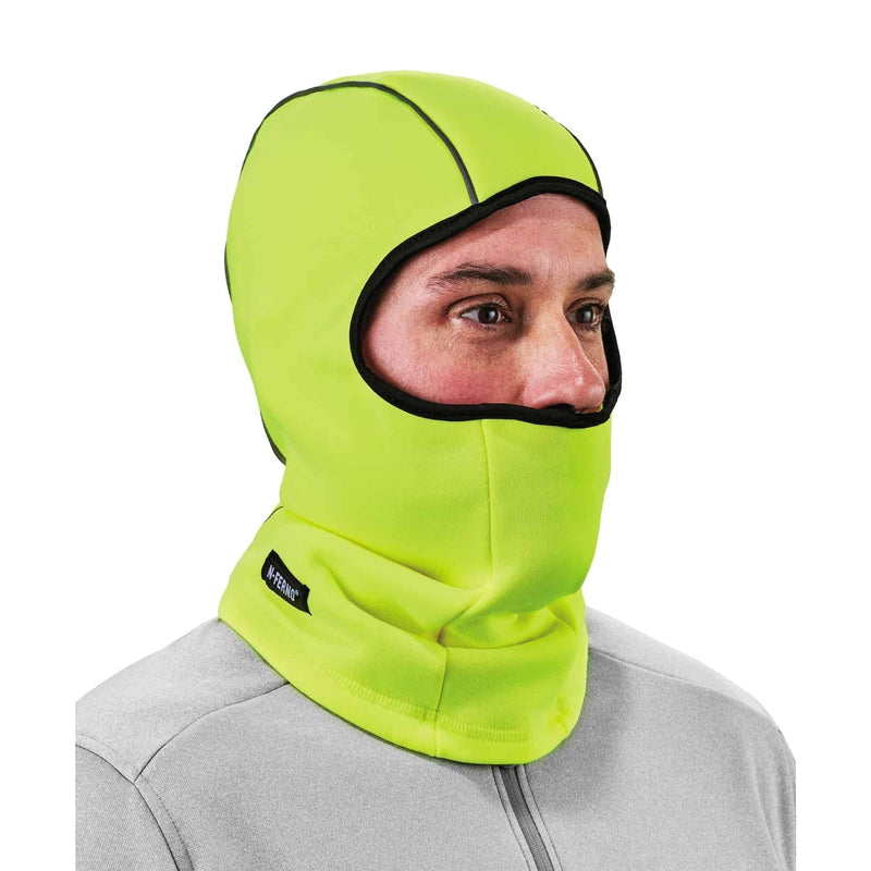 [Australia] - Ergodyne N-Ferno 6821 Winter Ski Mask Balaclava, Thermal Fleece Lime Each 