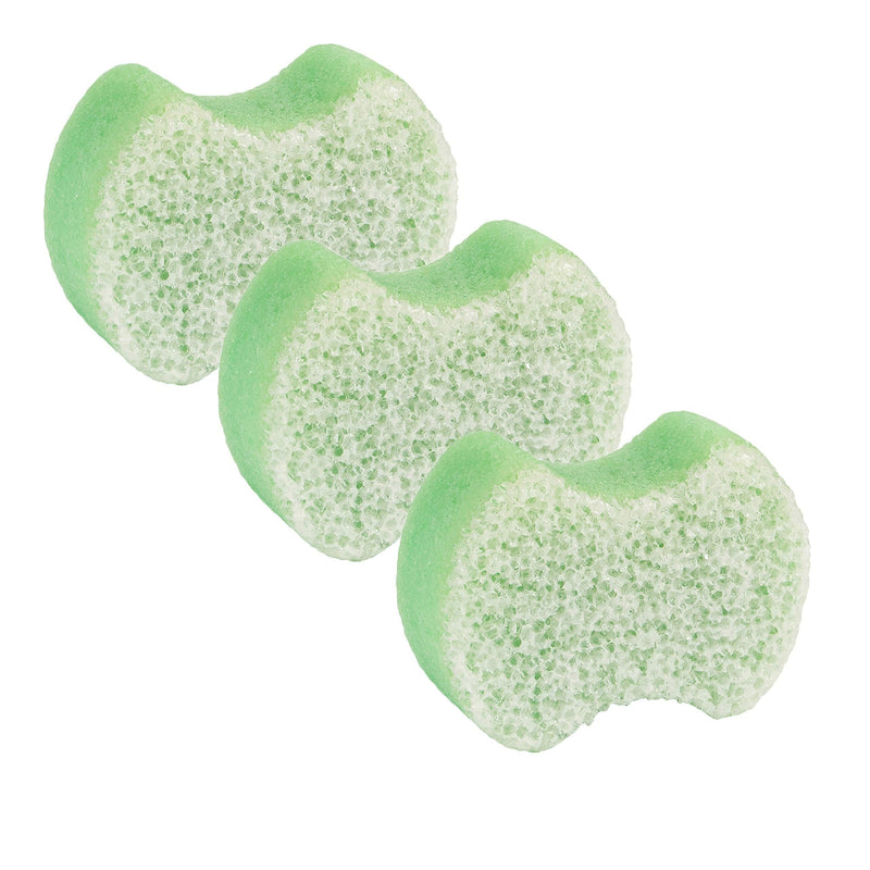 [Australia] - Spongeables Pedi Scrub Foot Buffer 20+, Citron Eucalyptus Aromatherapy, 2-Ounce (Pack of 3), PDB-1030-AMZ 