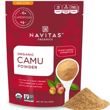 [Australia] - Navitas Organics Camu Camu Powder. Bag, 17 Servings — Organic, Non-GMO, Gluten-Free, 3 Ounce (Pack of 1) (858847000208) 