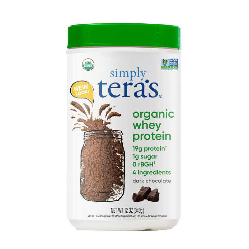 [Australia] - Tera's Whey Organic Protein, Dark Chocolate, 12 oz 12 Ounce (Pack of 1) 