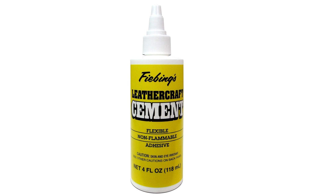 [Australia] - Fiebing's Leathercraft Cement, 4 oz - Quick Drying, High Strength Adhesive for Leather & More - Non-Toxic 