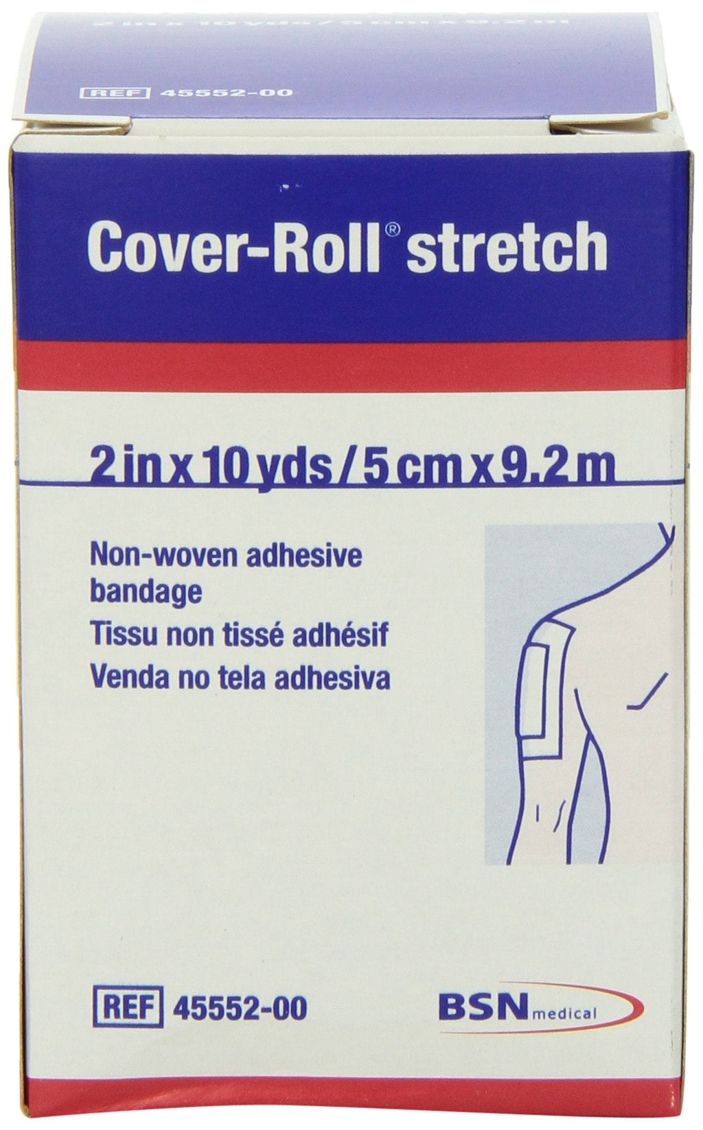 [Australia] - Jobst Cover-Roll stretch, 2 Inch X 10 Inch yards per roll Hypoallergenic 
