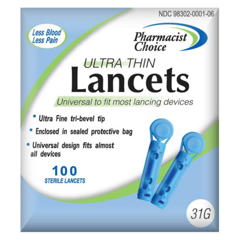 [Australia] - Pharmacist Choice Twist Top 31G Lancets 100s # 898302001609 