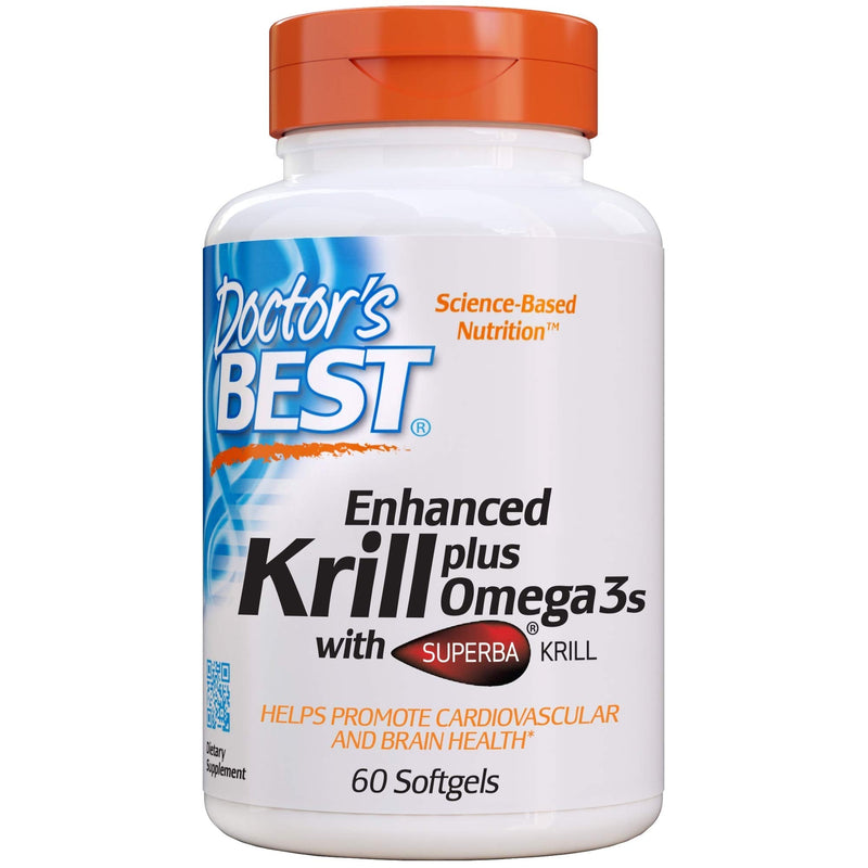 [Australia] - Doctor's Best Enhanced Superba Krill Plus with Omega 3s, 60 Count 
