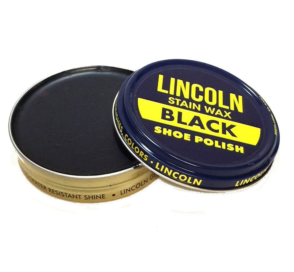 [Australia] - Lincoln Stain Wax Shoe Polish 3 Fl Oz (Selection of Colors) Black 