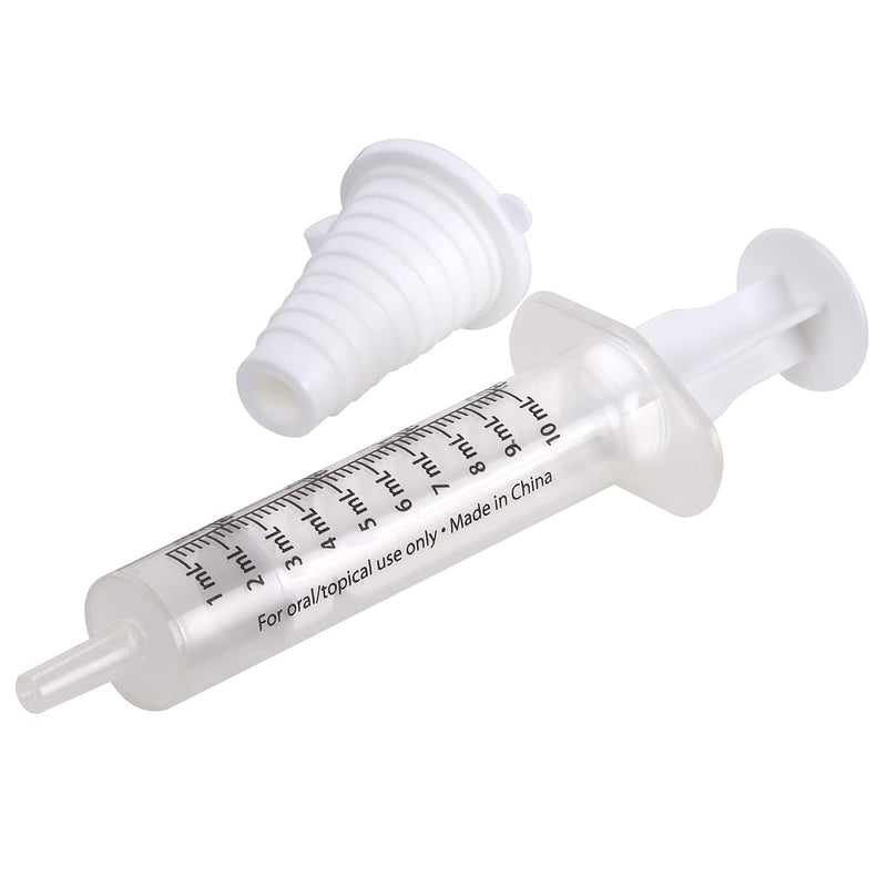[Australia] - Ezy Dose Kids Baby Oral Syringe & Dispenser | Calibrated for Liquid Medicine | 10 mL/2 TSP | Includes Bottle Adapter Oral Syringe - 2 TSP (10 mL) 1 Count (Pack of 1) 