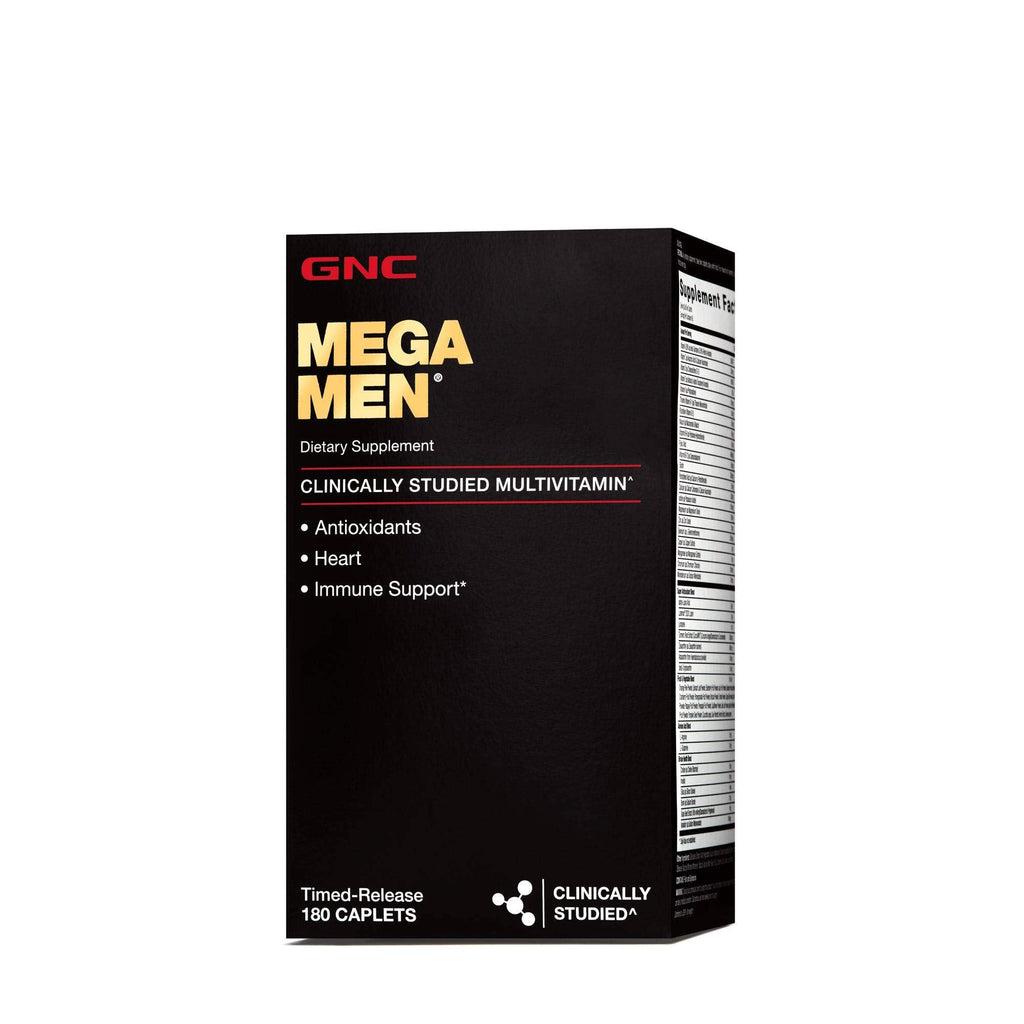 [Australia] - GNC Mega Men Multivitamin for Men, 180 Count, Antioxidants, Heart Health, and Immune Support 1 