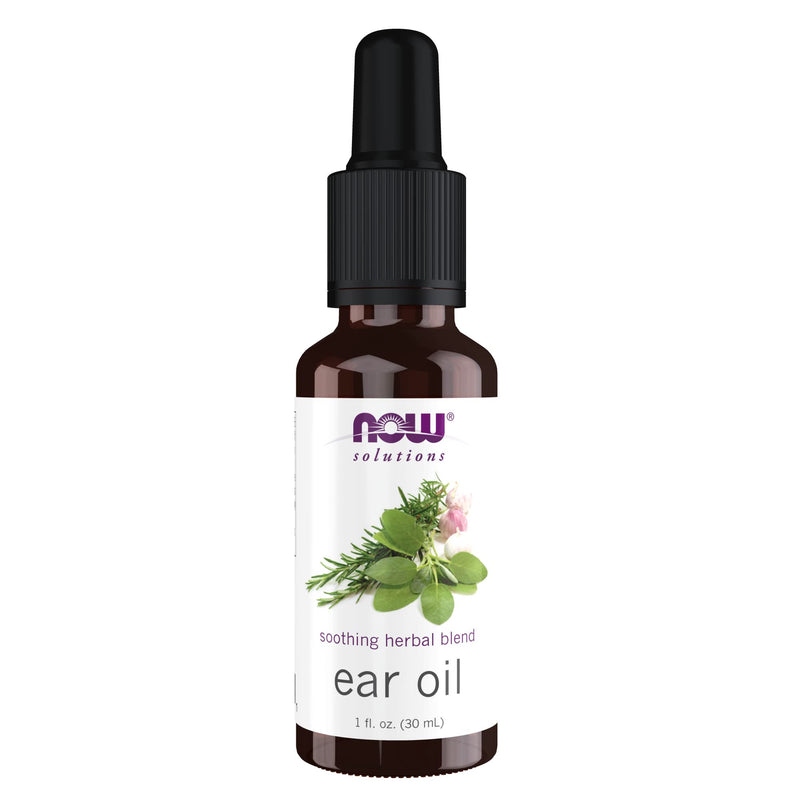 [Australia] - NOW Solutions, Ear Oil, Soothing Herbal Blend, Great on Mild Discomfort or Irritation, 1-Ounce 