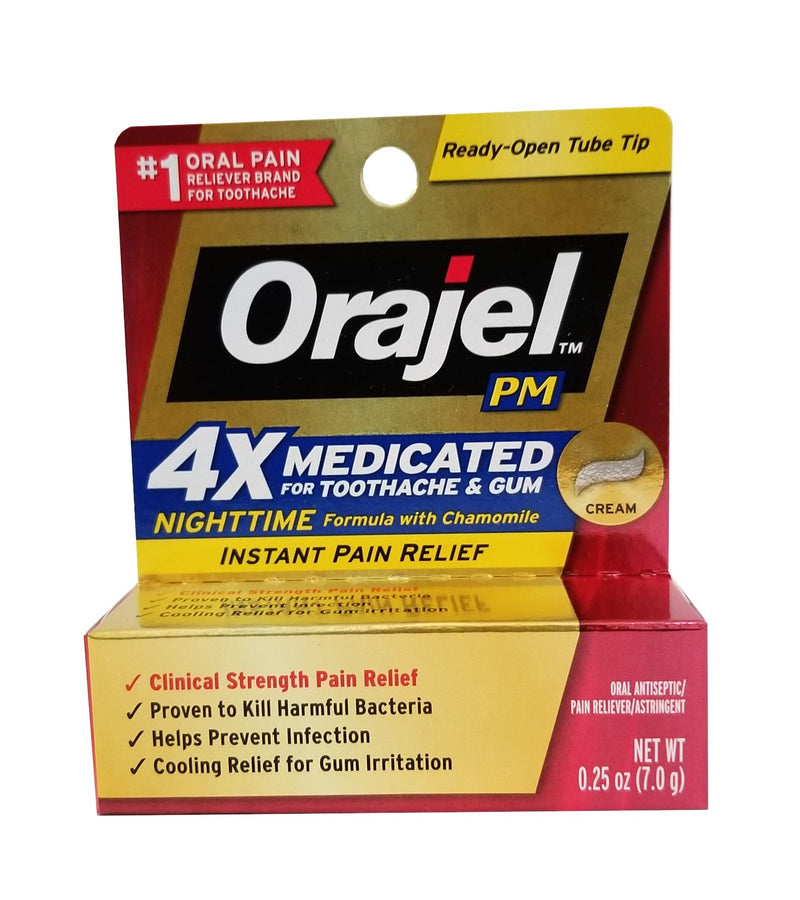 [Australia] - Orajel Maximum Strength Nighttime Toothache Pain Relief Cream - 0.25 Oz 