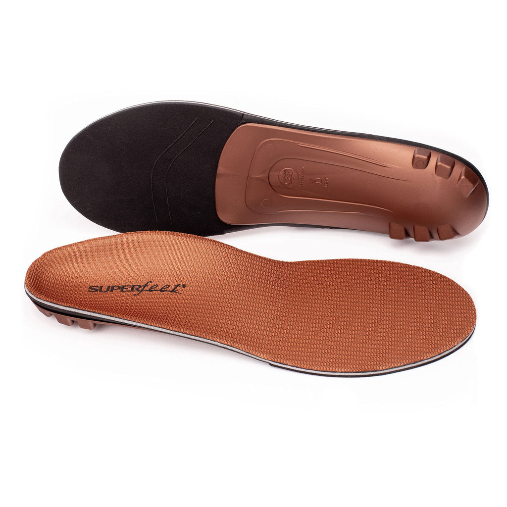 [Australia] - Superfeet Unisex's Memory Foam Comfort Plus Support Shoe Inserts for Anti-Fatigue Replacement Insole, Copper, 11.5-13 Men / 12.5-14 Women 