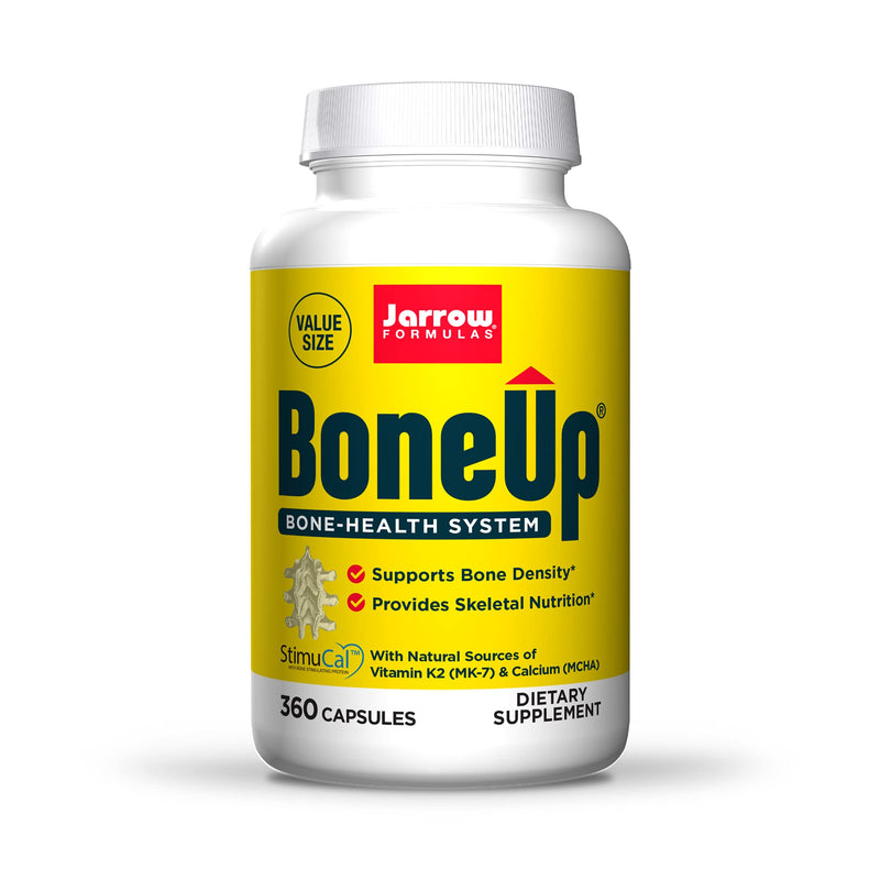 [Australia] - Jarrow Formulas BoneUp - 360 Capsules - Micronutrient Formula for Bone Health - Includes Natural Sources of Vitamin D3, Vitamin K2 (as MK-7) & Calcium - 180 Servings 