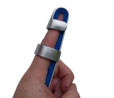 [Australia] - Alpha Medical Baseball Finger Spint/Jammed Finger Splint/Finger Brace (Large) Large (Pack of 1) 