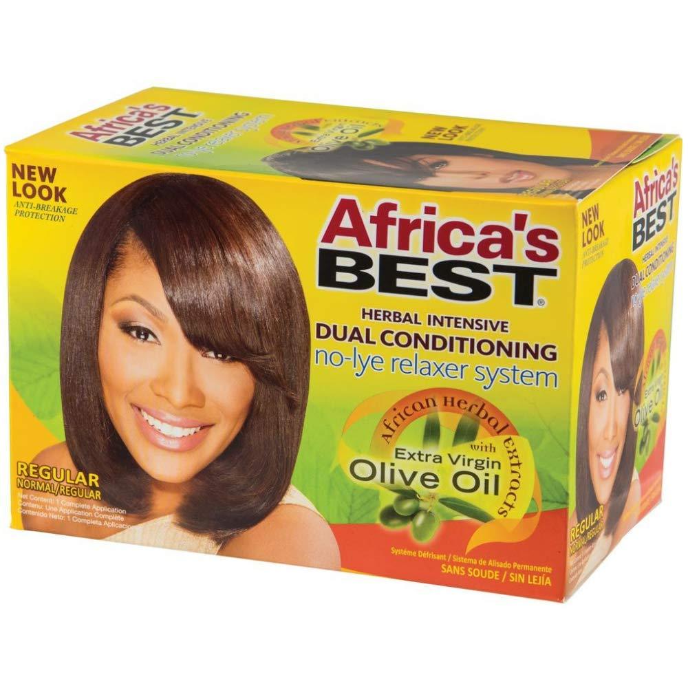[Australia] - Africa's Best Dual Conditioning No-Lye Relaxer System Regular 