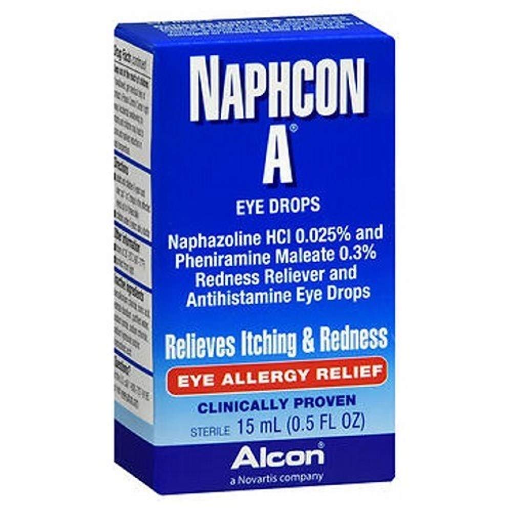 [Australia] - NAPHCON A Eye Drops, 15 ml (Pack of 3) 