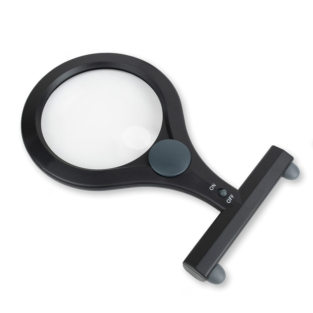 [Australia] - Carson® LumiCraft LED Lighted Hands-Free 2x Magnifier with 4x Spot Lens & Neck Cord (LC-15) 