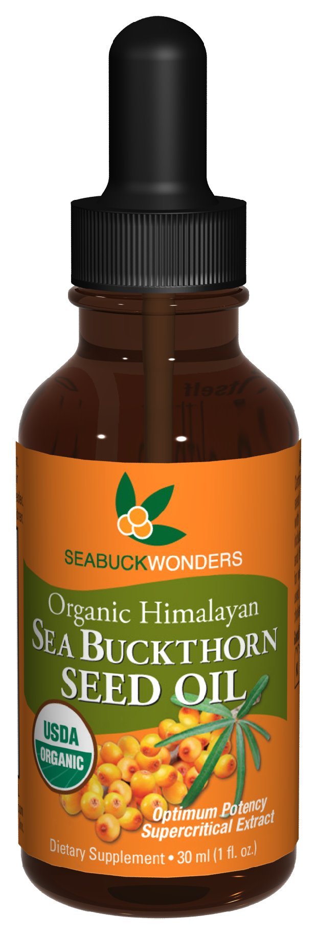 [Australia] - Sea Buckthorn Seed Oil -100% Certified Organic, 1-Ounce 