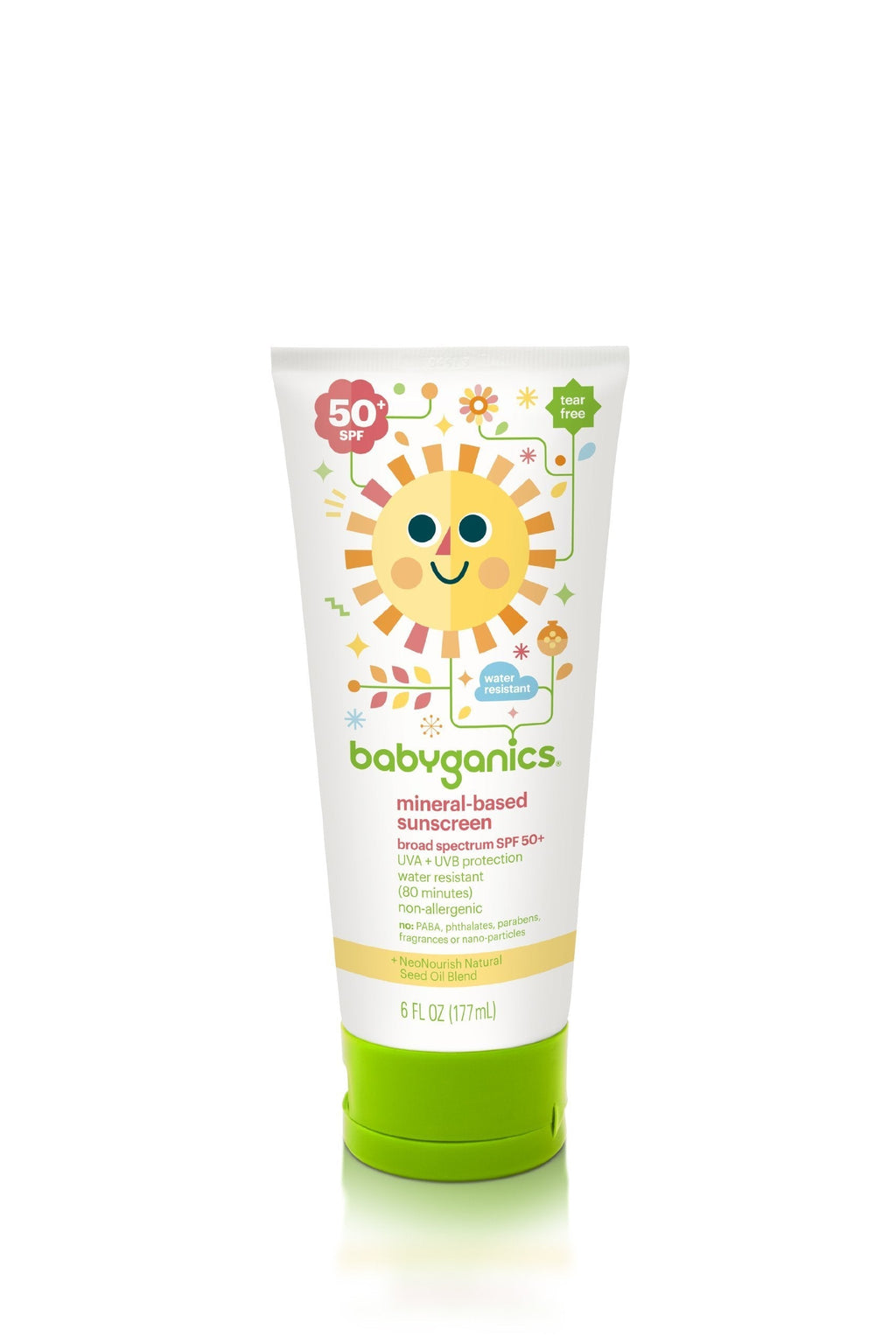 [Australia] - Babyganics Sunscreen Lotion 50 SPF, 6oz, Packaging May Vary 2 