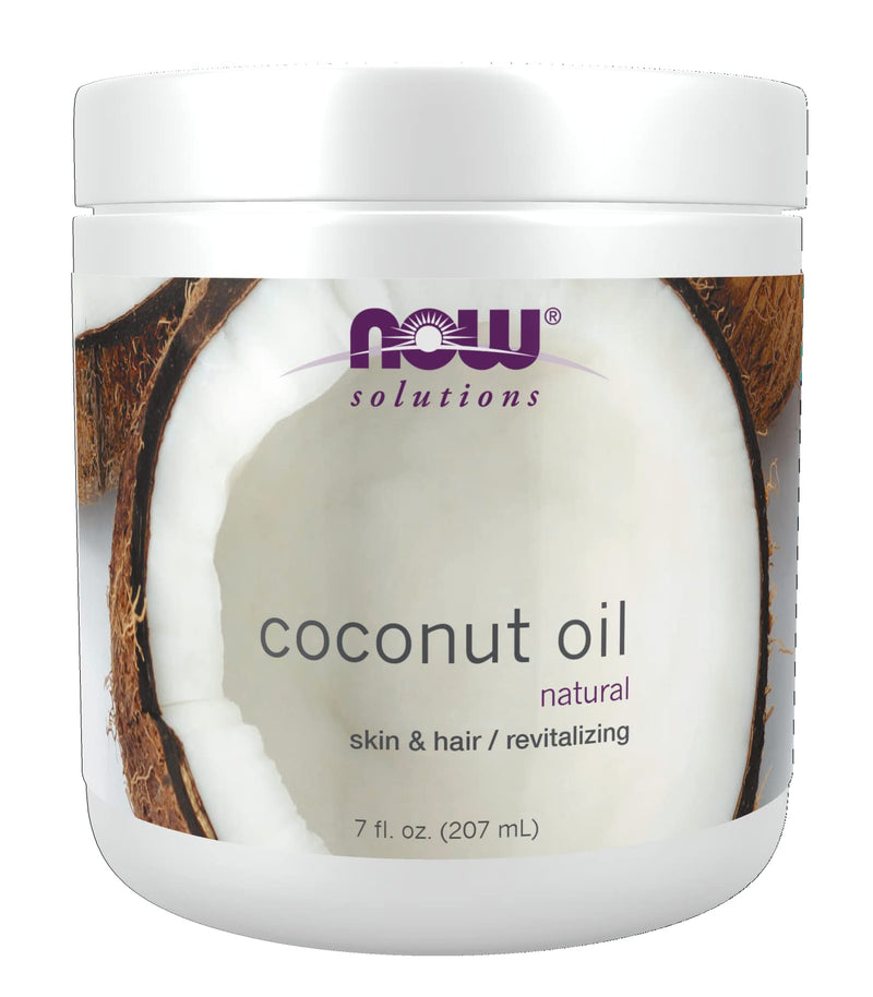[Australia] - NOW Solutions, Coconut Oil, Naturally Revitalizing for Skin and Hair, Conditioning Moisturizer, 7-Ounce 7 Fl Oz (Pack of 1) 