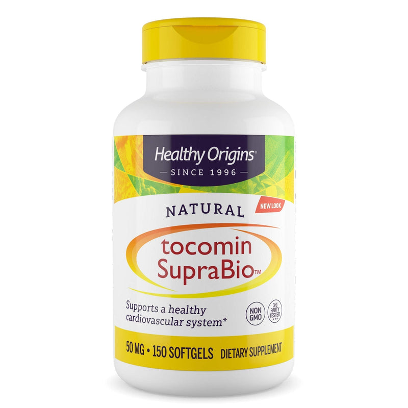 [Australia] - Healthy Origins Tocomin SupraBio Tocotrienols 50 mg Softgels, Multicolor, 150 Count 150 Count (Pack of 1) 