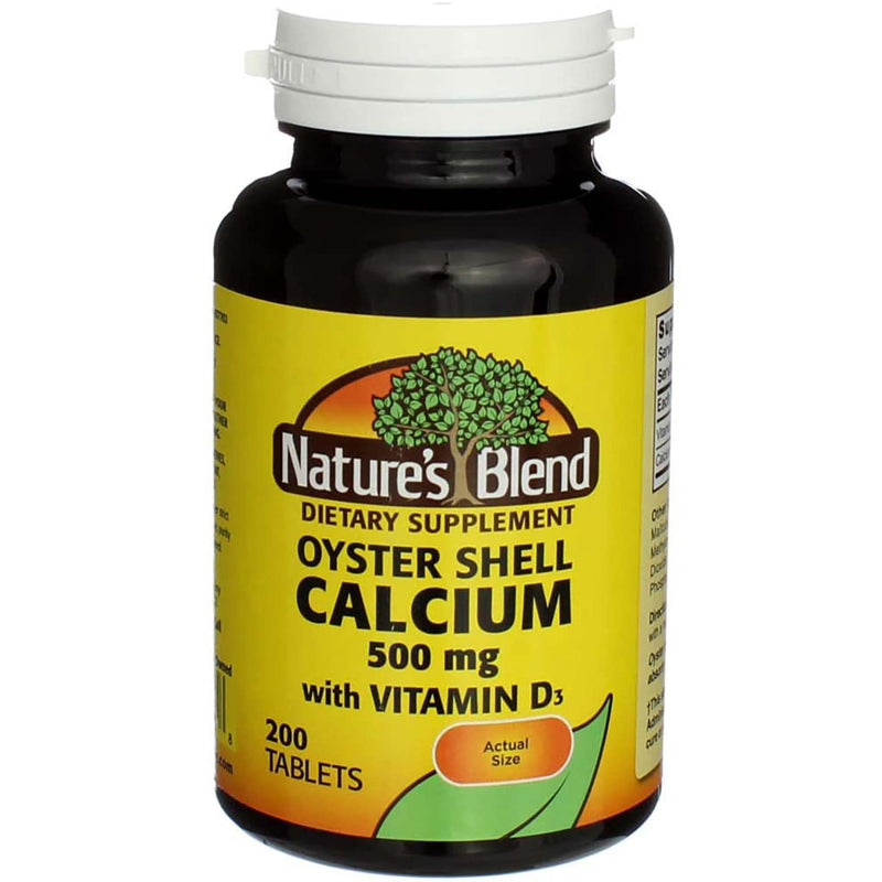 [Australia] - Nature's Blend Oyster Shell Calcium with D3 200 Tabs 