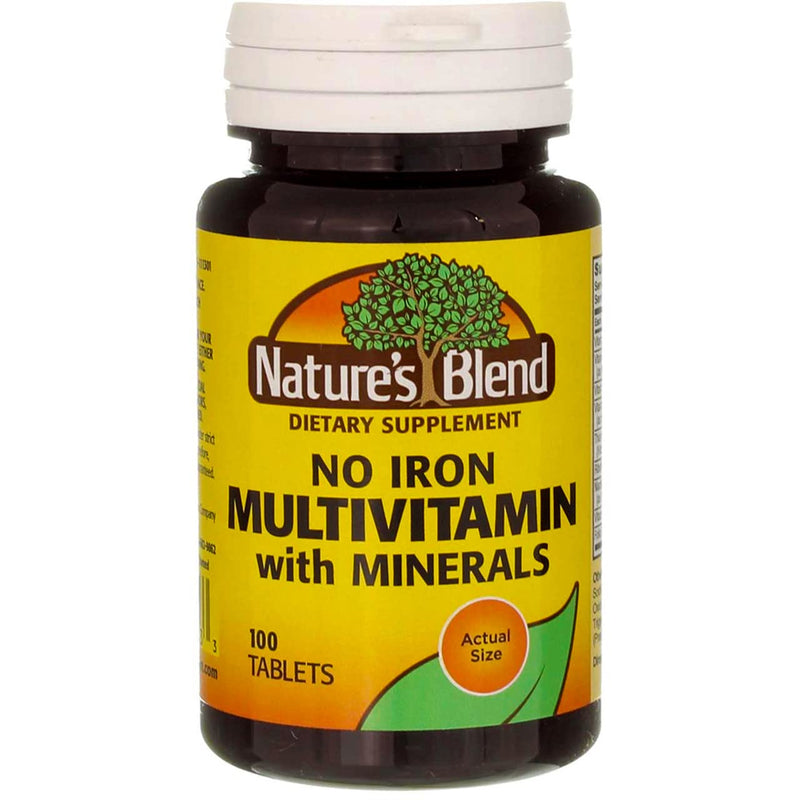 [Australia] - Nature's Blend Multiple Vitamin with Minerals No Iron 100 Tabs 