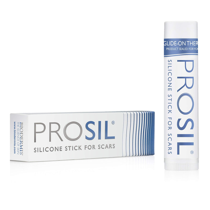 [Australia] - Pro-SIL Silicone Scar Treatment Stick - Patented, FDA Cleared, Clinically Proven to Reduce Scars - Glide-on Applicator, 4.25g, Made in USA 