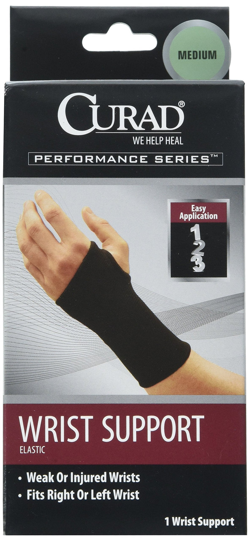 [Australia] - Curad Elastic Wrist Support, Medium Medium (Pack of 1) 