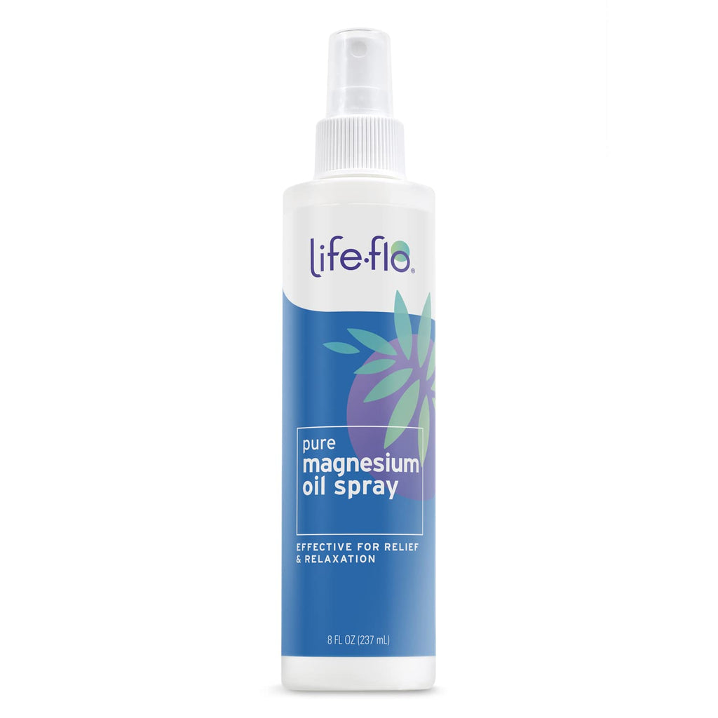 [Australia] - Life-Flo Pure Magnesium Oil | 100% Pure Magnesium Chloride Spray from Ancient Zechstein Seabed | For Relaxing & Rejuvenating Muscles & Joints | 8 oz 8 Fl Oz (Pack of 1) 