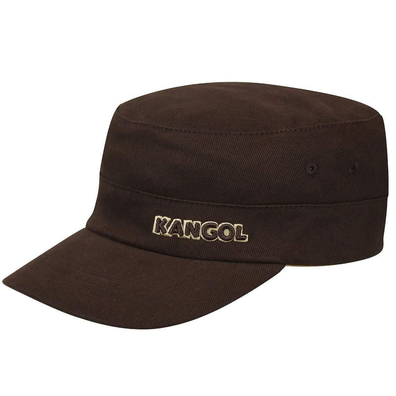 [Australia] - Kangol Men's Cotton Twill Army Cap XX-Large Brown 