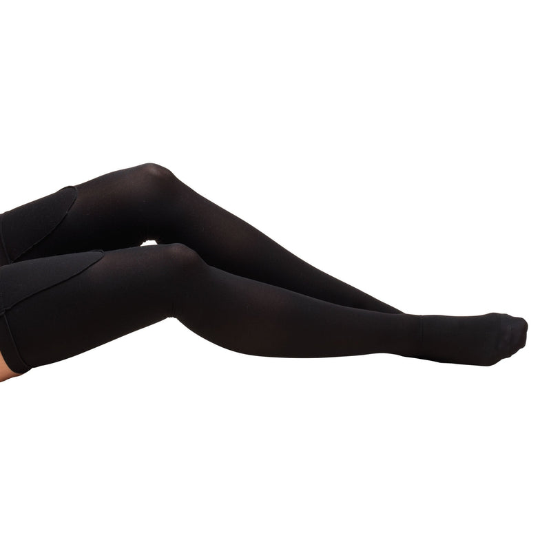 [Australia] - Truform Surgical Stockings, 18 mmHg Compression for Men and Women, Thigh High Length, Closed Toe, Black, X-Large X-Large (1 Pair) 