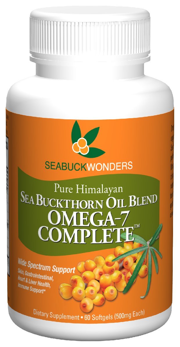 [Australia] - Sea Buckthorn Oil Blend, Omega-7 Complete, 60-Softgels (500mg Each) 
